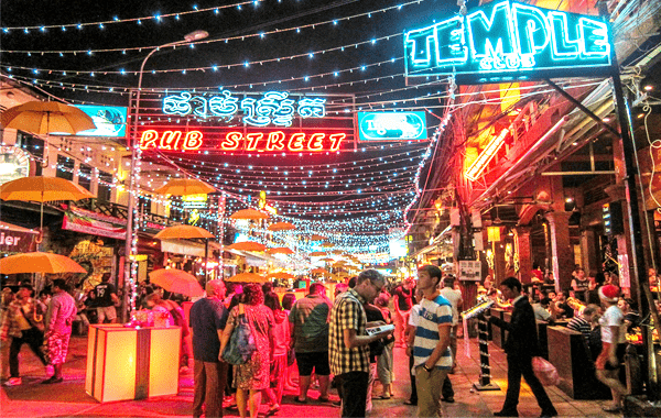 Khu phố Tây Pub Street campuchia1